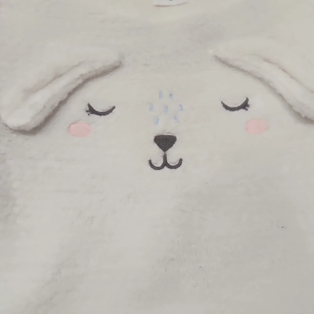 Carter's Cozy White and Blue Poodle Design Pajama Set